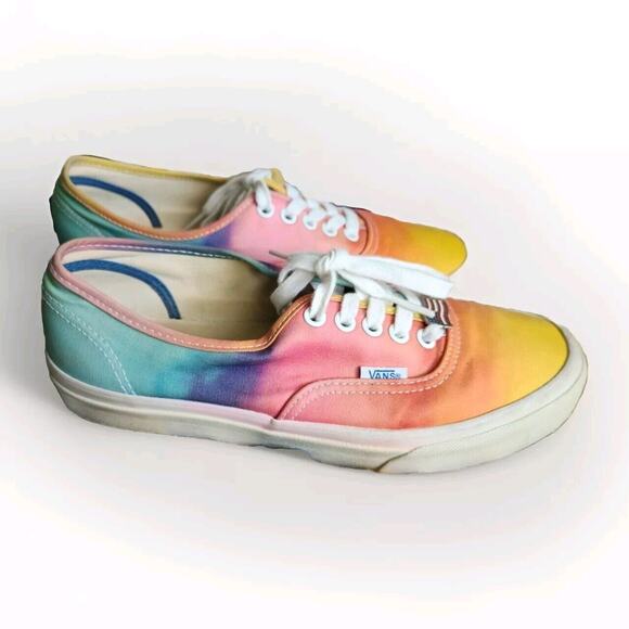 Vans Shoes - Vans Anaheim Factory Authentic 44 DX Tie Dye Skate Shoes Sz 7 Men 8.5 Women